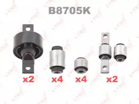 сайлентблок зад. продол. рычага! к-кт C9281x2, C9426x4, C9427x4, C9894x2\ Honda Civic 96-01 B8705K LYNXAUTO