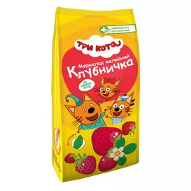 Мармелад Лакомства для здоровья Три Кота Клубничка 105 г