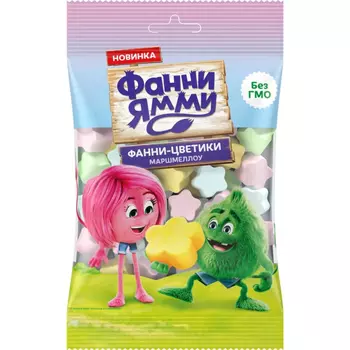 Маршмеллоу Funny Yummy флоупак микс 50 г