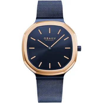 fashion наручные женские часы Obaku V253LXSLML. Коллекция Oktant