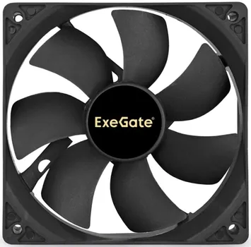 Вентилятор Exegate E12025B4P-PWM EX283391RUS 120x120x25 мм, двойной шарикоподшипник, 4pin, PWM, 22dBA