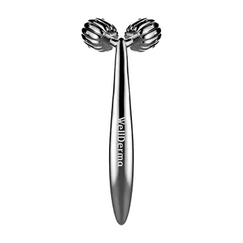 Массажер для лица WellDerma Face Lifting Roller Dark Silver