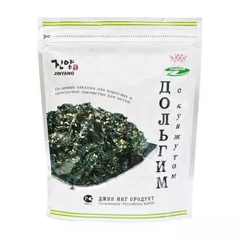 Морская капуста Jin Yang Дольгим с кунжутом