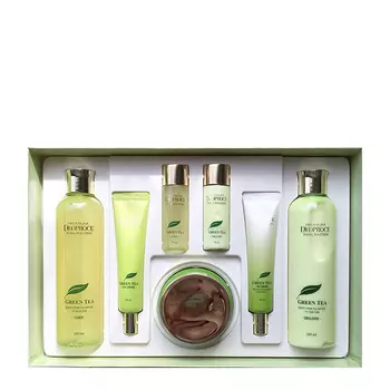 Набор для лица Premium Deoproce Green Tea Total Solution 5 Set