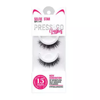 Накладные ресницы Selfie Star Press&amp;Go Friday T1