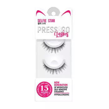 Накладные ресницы Selfie Star Press&amp;Go Wednesday T8