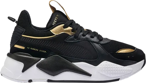 Кроссовки Puma RS-X Jr Trophy - Gold, черный