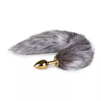 Анальная пробка хвост Easytoys Fox Tail Plug