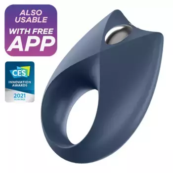 Эрекционное кольцо Satisfyer Royal One, синее