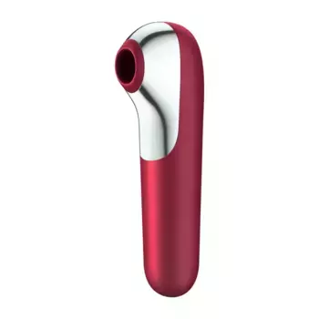 Клиторальный стимулятор Satisfyer Dual Love, красный
