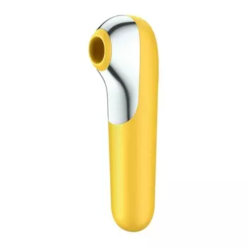 Клиторальный стимулятор Satisfyer Dual Love, желтый