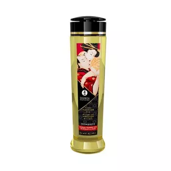 Массажное масло Shunga с ароматом «Шампанское и клубника», 240мл
