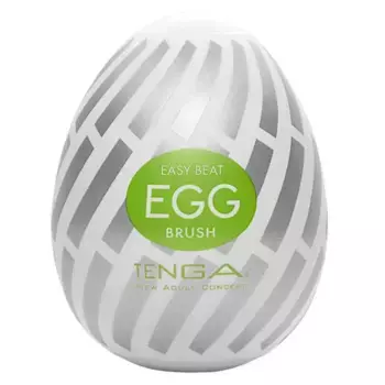 Мастурбатор-яйцо Tenga Easy Beat Egg Brush, белый