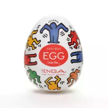 Мастурбатор яйцо Tenga &amp; Keith Haring Egg Dance