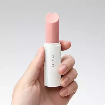 Мини-вибратор Iroha Stick, бежевый