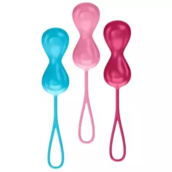 Набор вагинальных шариков Satisfyer Power Balls, цветных