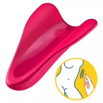 Пальчиковый вибратор Satisfyer High Fly, красный