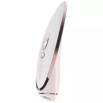 Вакуумный вибратор Satisfyer Luxury Pret-a-porter, розово-белый