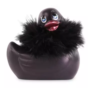 Вибратор-уточка Big Teaze Toys I Rub My Duckie 2.0, черный