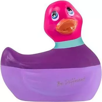 Вибратор-уточка Big Teaze Toys I Rub My Duckie 2.0, разноцветный