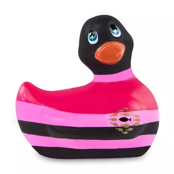Вибратор-уточка Big Teaze Toys I Rub My Duckie 2.0, разноцветный