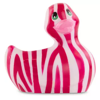 Вибратор-уточка Big Teaze Toys I Rub My Duckie 2.0 | Wild, розово-красный