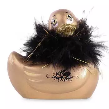 Вибратор-уточка Big Teaze Toys I Rub My Duckie 2.0, золотистый
