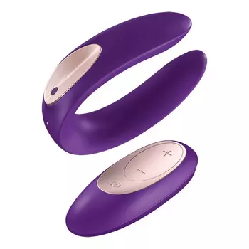 Вибромассажер для пар Satisfyer Double Plus Remote