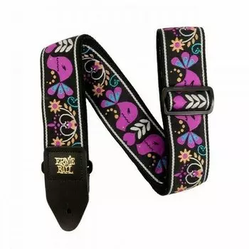 Ремень для гитары Ernie Ball 5331 Jacquard Purple Bird Lupin