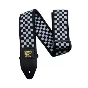 Ремень для гитары Ernie Ball 4149 Jacquard Black and White Checkered