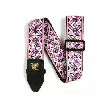 Ремень для гитары Ernie Ball 4658 Jacquard Kaleidoscope Pink