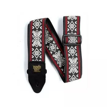 Ремень для гитары Ernie Ball 4669 Jacquard Blackjack Red