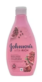 Johnson's Vita-Rich - Гель для душа с экстрактом Цветка Граната Преображающий 250 мл
