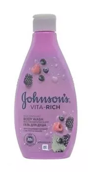 Johnson's Vita-Rich - Гель для душа с экстрактом Малины Восстанавливающий 250 мл