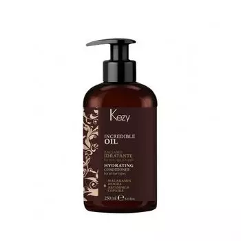 Kezy Incredible Oil Hydrating Conditioner - Кондиционер для всех типов волос увлажняющий 250 мл