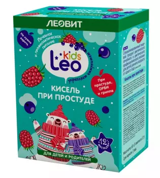 Кисель при простуде для детей, 5 пакетов х 12 г