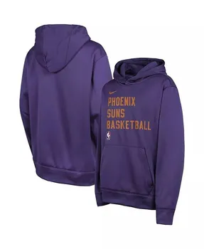 Пуловер с капюшоном Big Boys Purple Phoenix Suns Spotlight Performance Nike, фиолетовый