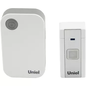Звонок электронный 220В. мелодий Белый Uniel UDB-091W-R1T1-36S-WH