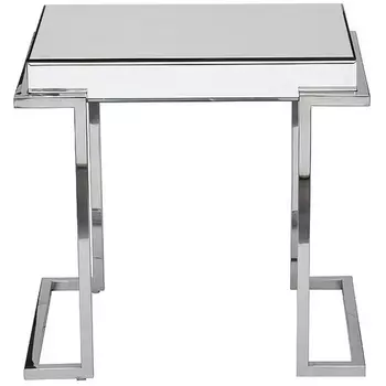 Журнальный стол Garda Decor KFG130 (Хром/Зеркальный)