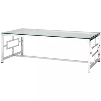 Журнальный стол Stool Group 120*60 БРУКЛИН серебро УТ000001493