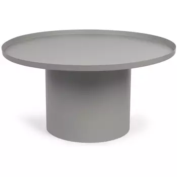 Круглый журнальный столик Fleksa из серого металла ? 72 см La Forma (ex Julia Grup) арт.109402