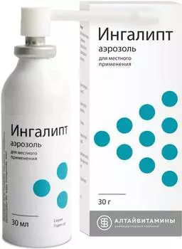Ингалипт, аэрозоль (Алтайвитамины), 30 мл