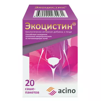 Экоцистин, порошок 3000 мг, саше, 20 шт.