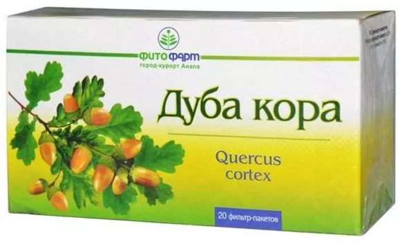 Дуба кора, пакетики 1,5 г, 20 шт.