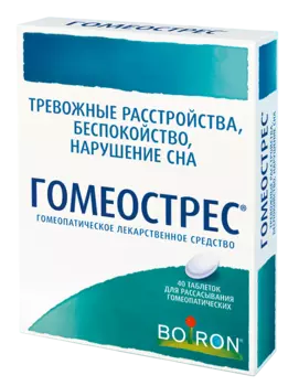 Гомеострес, таблетки для рассасывания, 40 шт.
