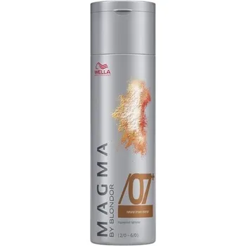 Magma By Blondor Пигментированная осветляющая краска для волос 07+ Темный натуральный коричневый 120мл, Wella