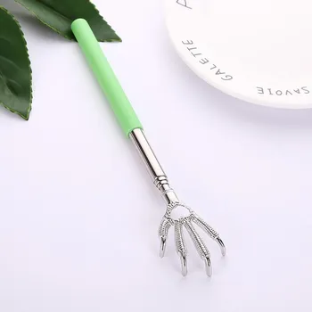 FACENIX Eagle Claw Телескопический скребок для спины, массажер для спины из нержавеющей стали, инструмент для скребка для тела красный