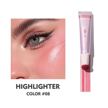 Жидкие порошковые румяна Rouge Matte Powder Blusher Cream Pearl Powder Румяна-стик 01