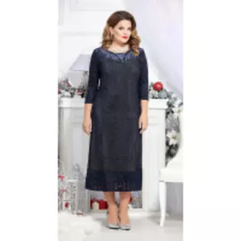 Платье Mira Fashion-4730 В цвете: Синий; Размеры: 56,58,60,54