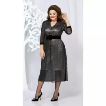 Платье Mira Fashion-4880 В цвете: Серый; Размеры: 56,50,52,54